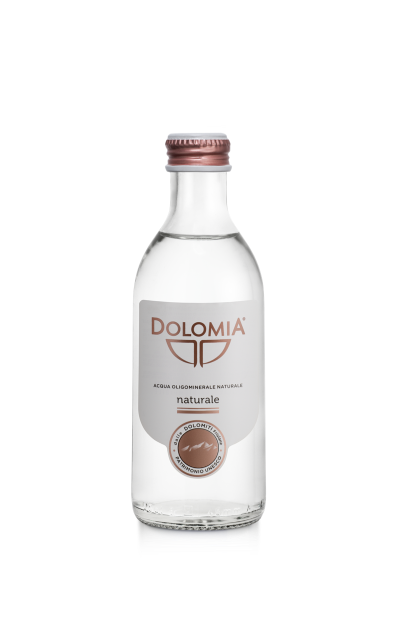 Bottiglia di vetro Dolomia naturale da 0,25 litri